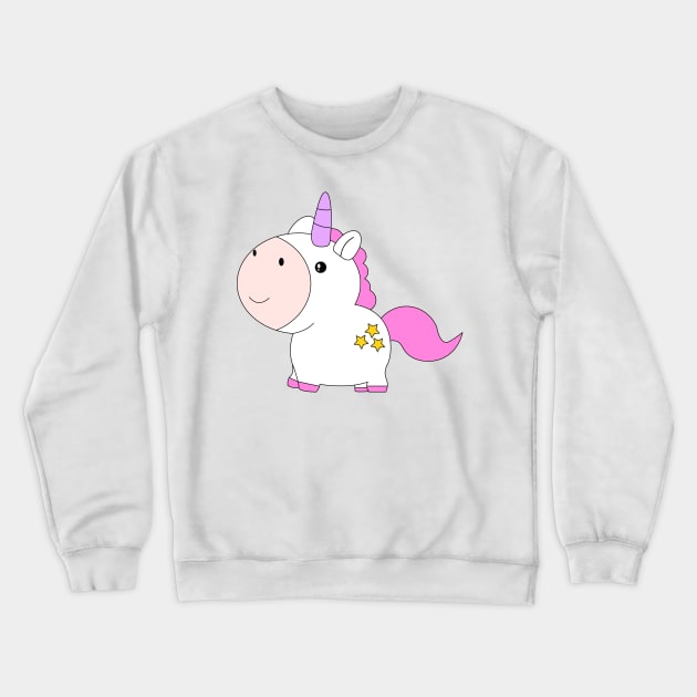 Unicorn, unicorn, rainbow, picture for kids room Crewneck Sweatshirt by IDesign23